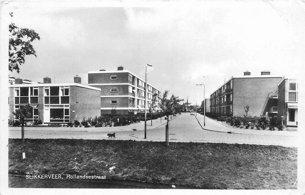 304-015-005 Slikkerveer Hollandsestraat, Verzenden, Voor 1920, Zuid-Holland