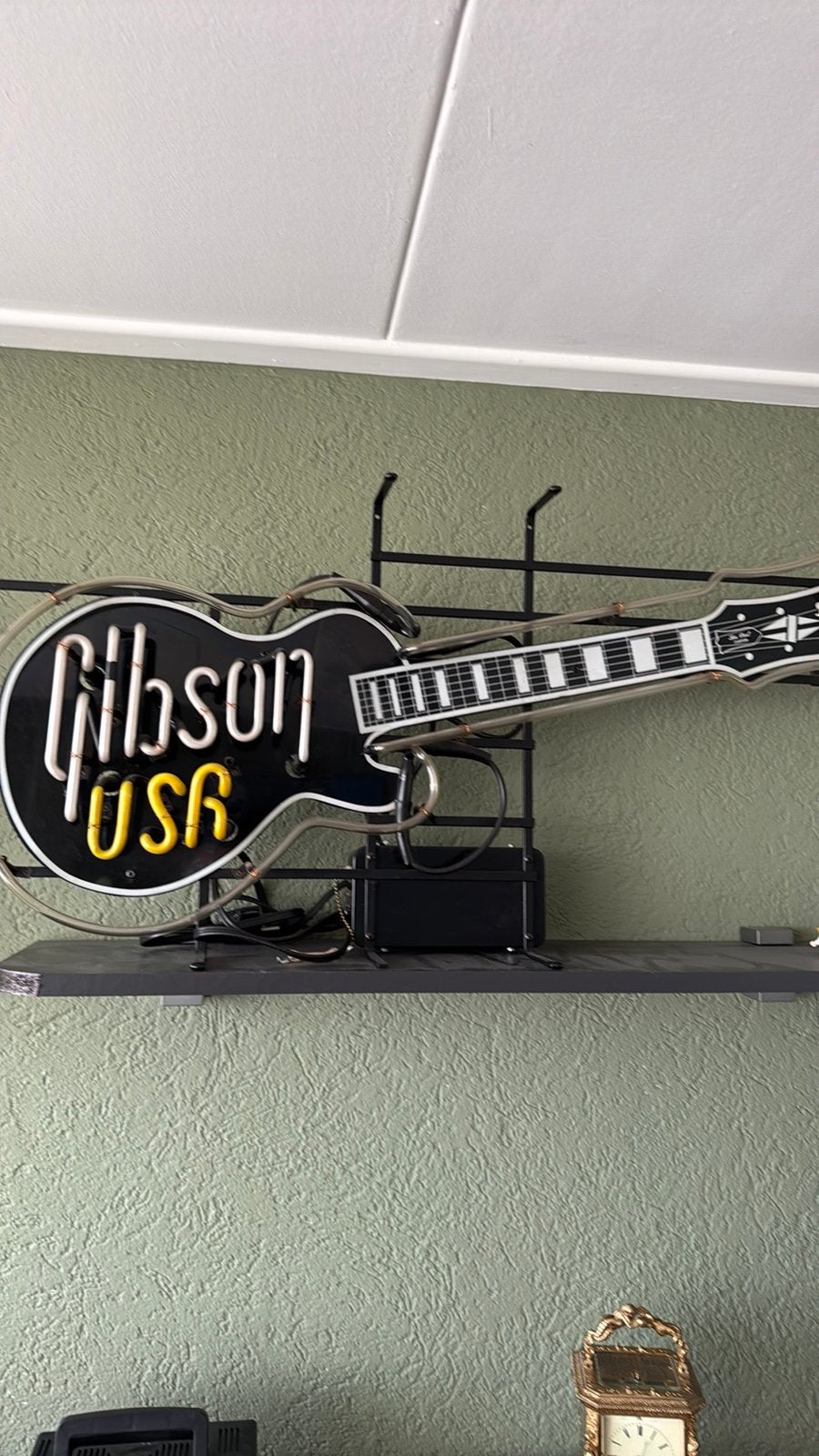 Gibson neon, Ophalen of Verzenden, Zo goed als nieuw, Lichtbak of (neon) lamp