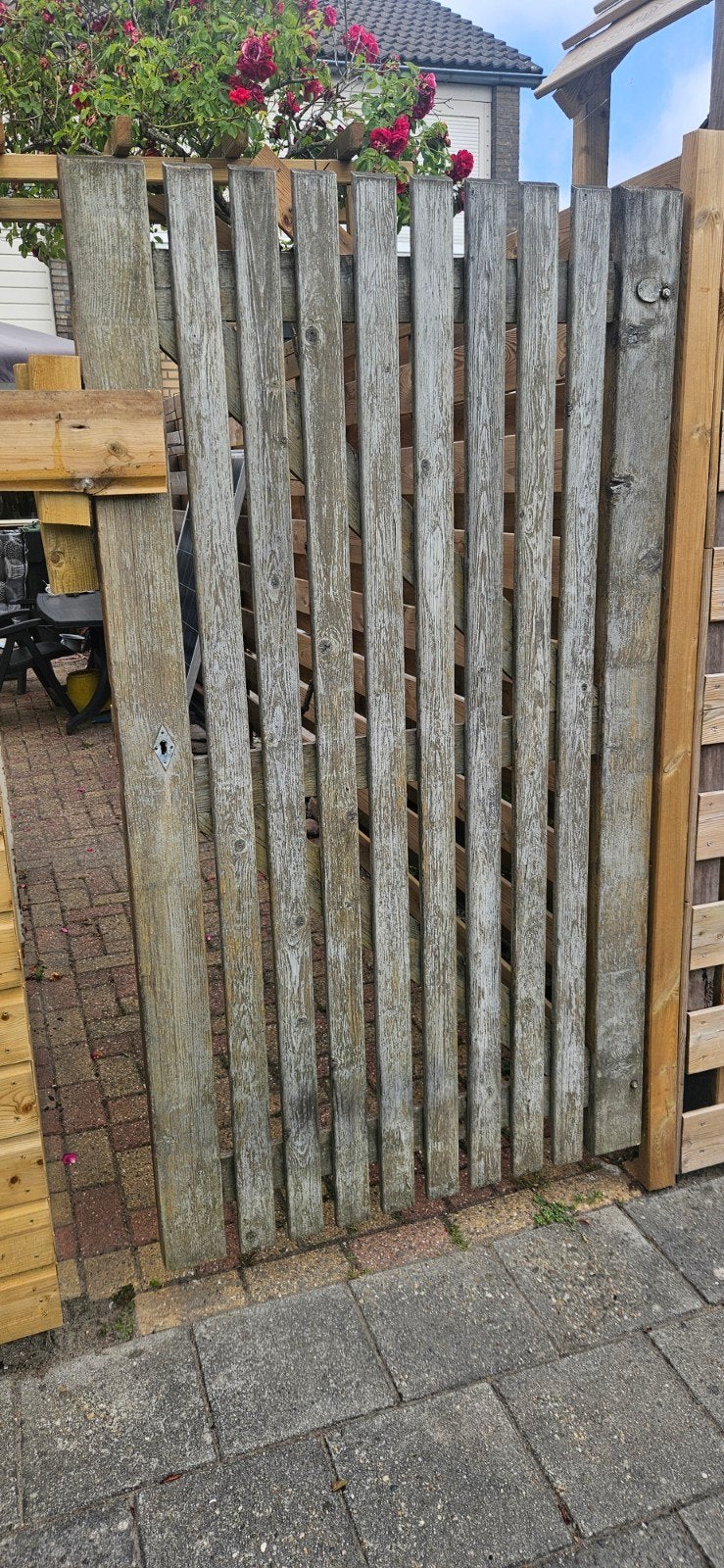 Tuindeur geimpegneerd grenen, Ophalen, Minder dan 3 meter, Hout, 1 tot 2 meter