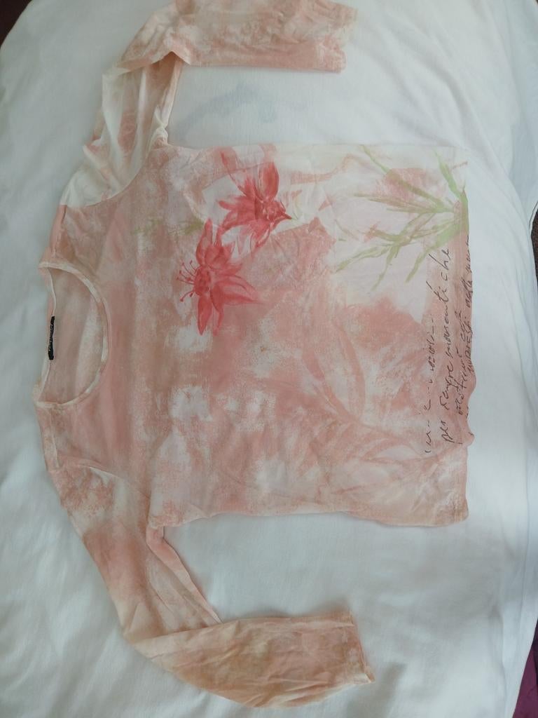 Bette Barclay shirt L, zacht pasteltinten zalm, Kleding | Dames, T-shirts, Bette Barclay, Maat 42/44 (L), Ophalen of Verzenden