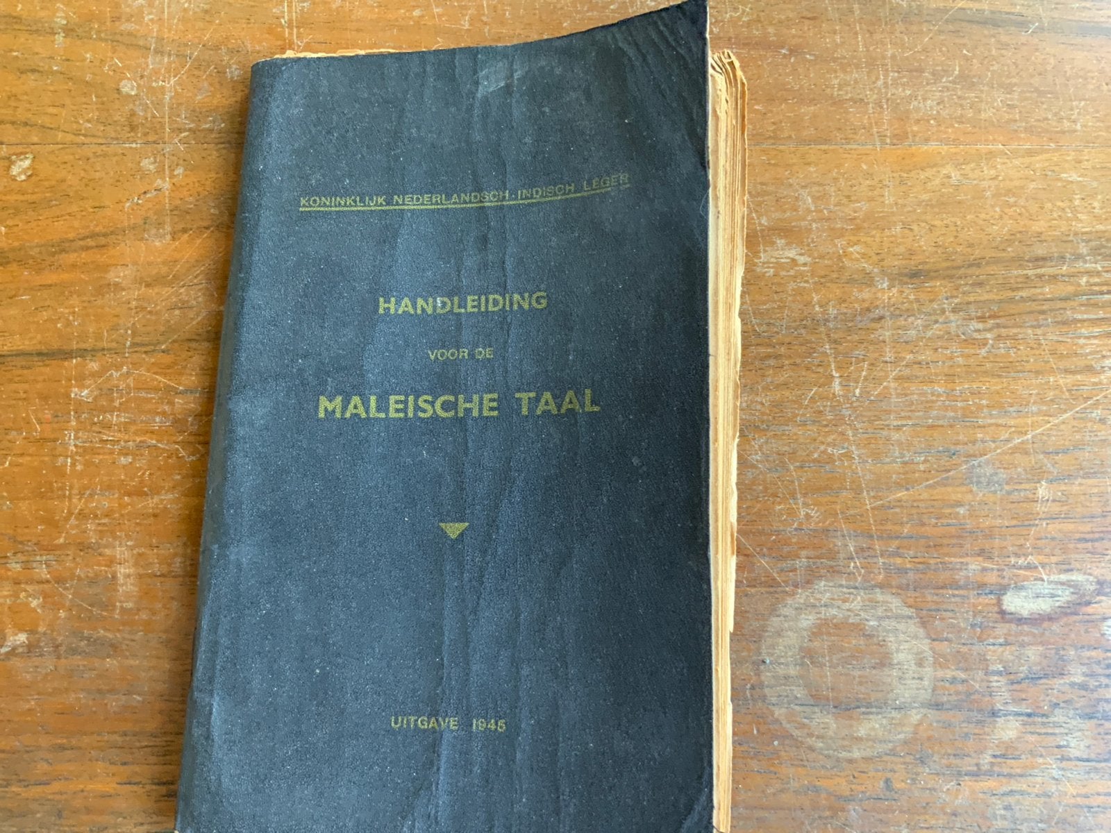 Handleiding Maleische Taal KNIL 1945 - Zeldzaam, Verzenden