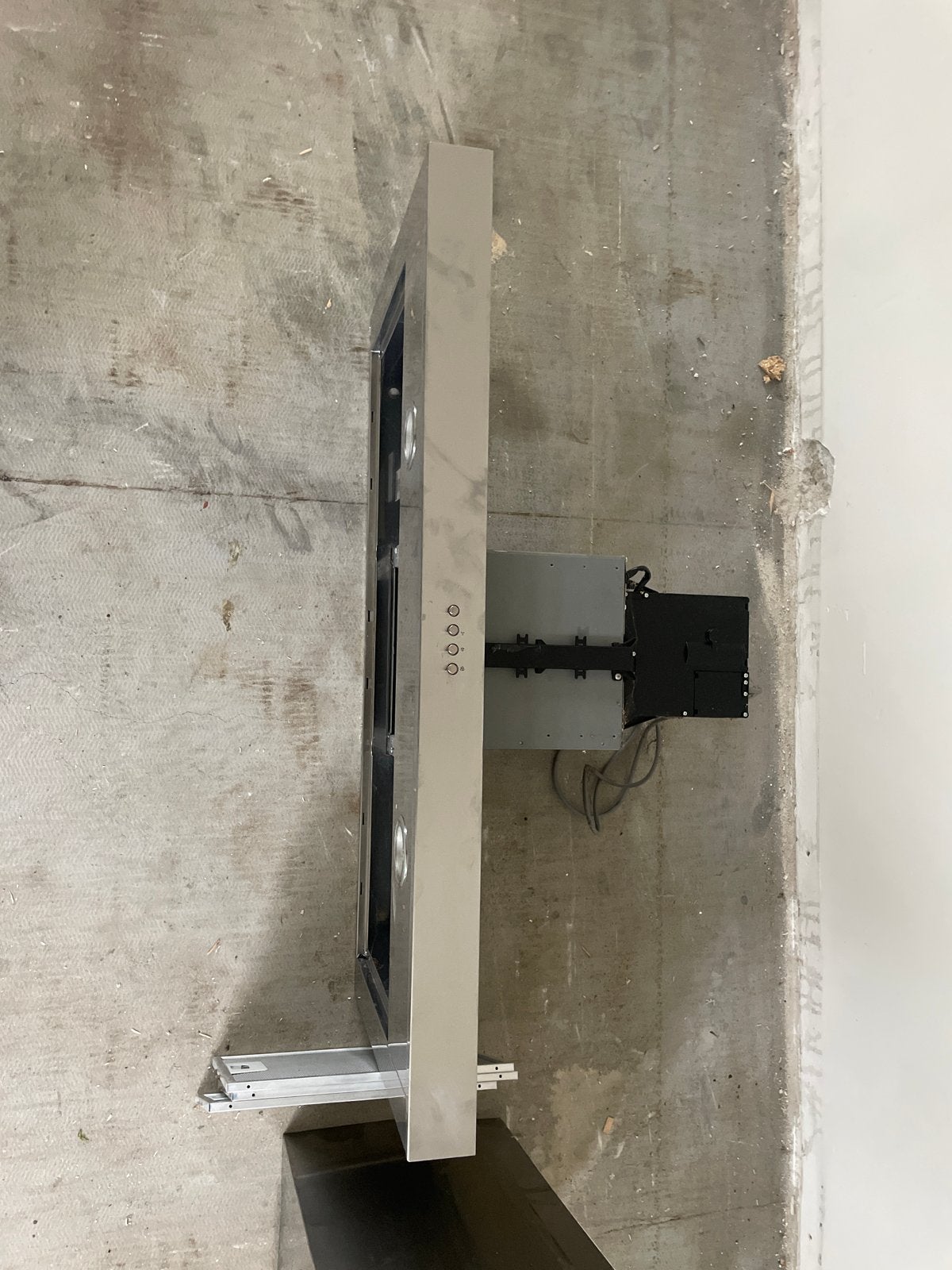 Whirlpool AKR 703 IX Wandafzuigkap - RVS, Ophalen, Gebruikt, Vrijstaand, Motor