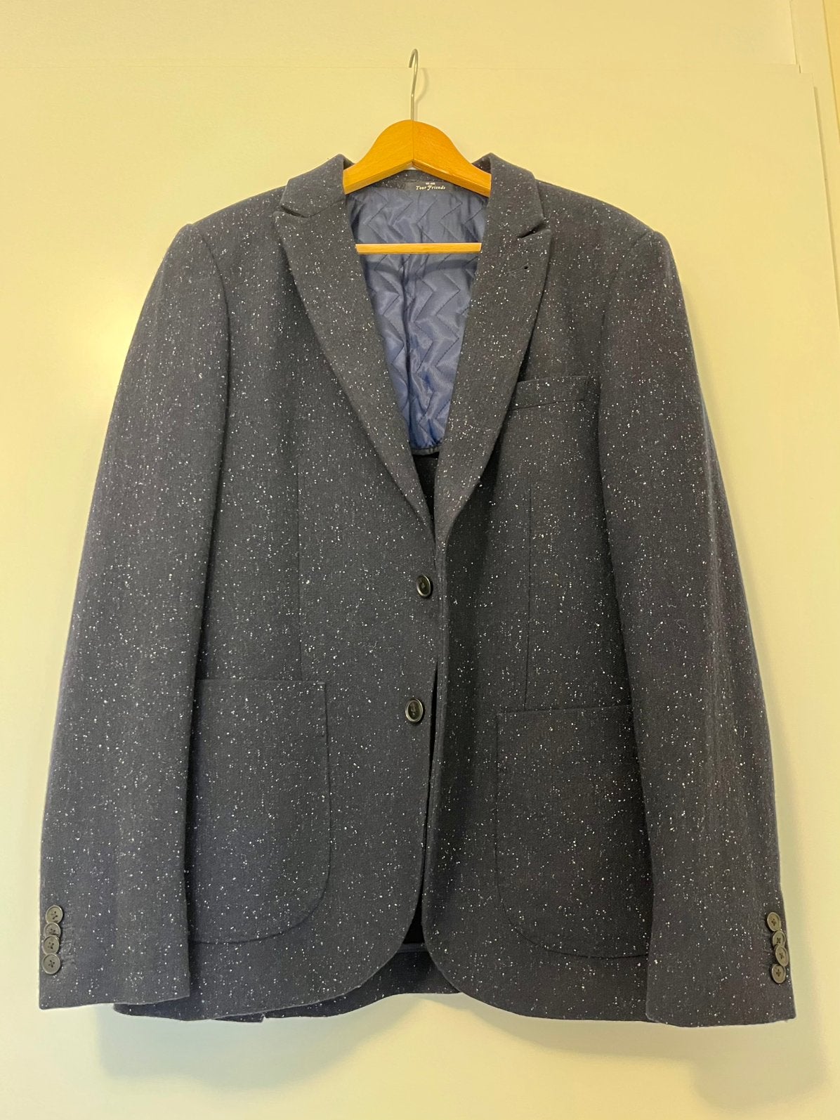 Scotch & Soda blazer, heren, maat large, Ophalen of Verzenden, Zo goed als nieuw, Maat 52/54 (L), Blauw