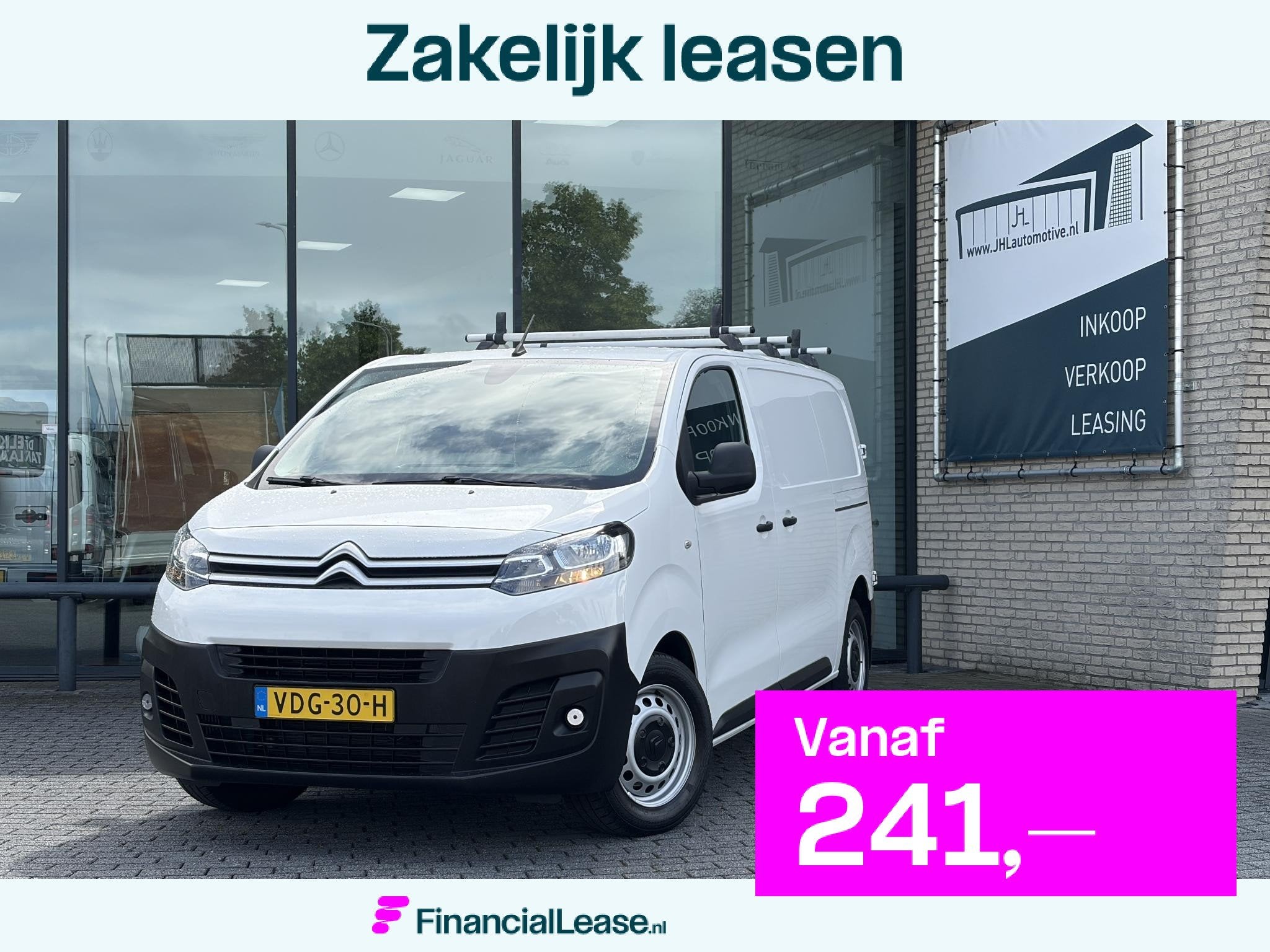 Citroen Jumpy 2.0 BlueHDI 120*2xSCHUIF*HAAK*A/C*CRUISE*TEL*3, Voorwielaandrijving, Gebruikt, Citroën, 2500 kg