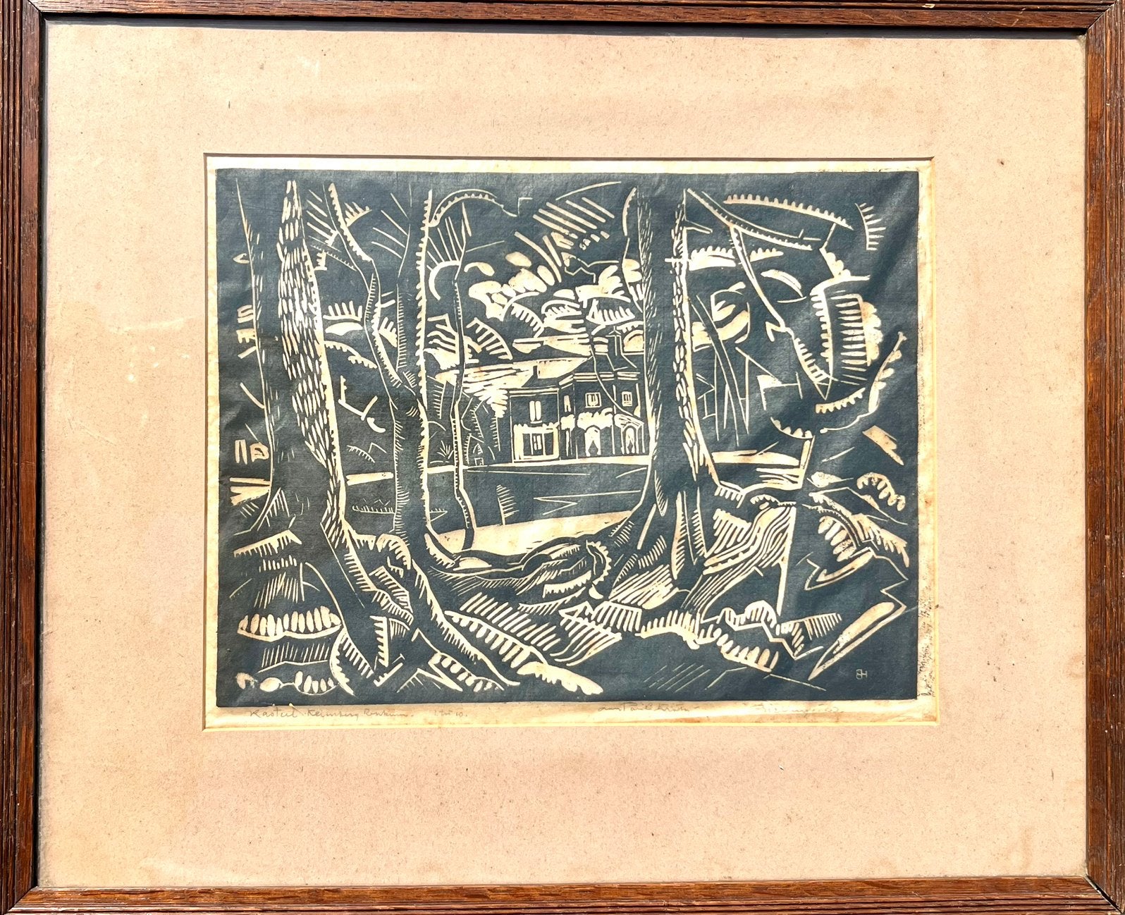 Herman Bieling, Kasteel Reyenberg, Renkum, 1920, Ophalen of Verzenden