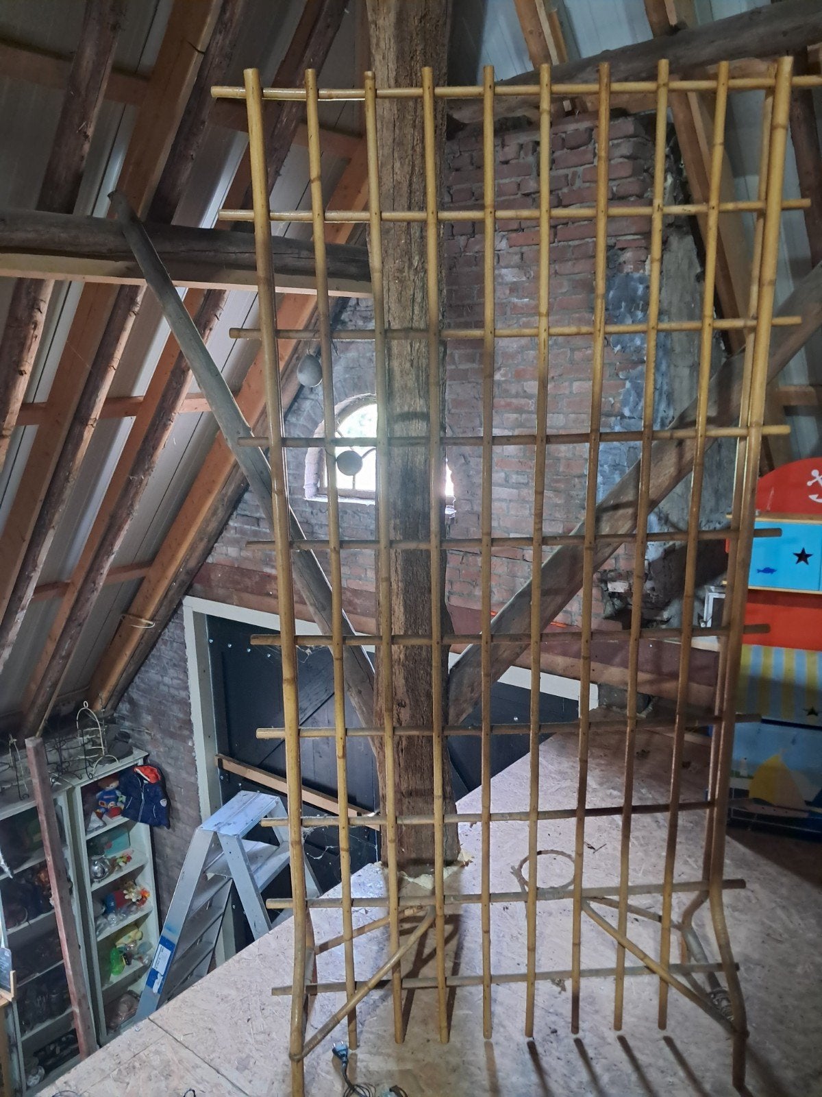 Bamboe kamerscherm / plantenrek, Tuin en Terras, Ophalen