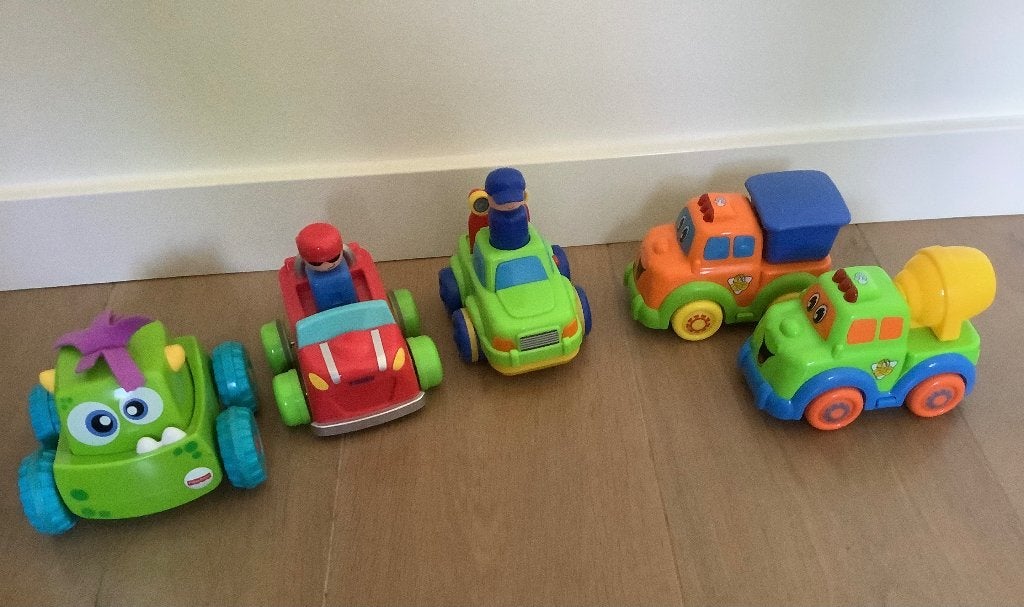 Peuter speelgoed  auto’s o.a. Fischer Price - Tomy, Ophalen of Verzenden, Zo goed als nieuw, Speelset