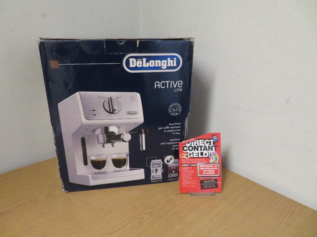 De'Longhi Koffiemachine Active Line | Pawn Eindhoven, 10 kopjes of meer, Ophalen, Nieuw, Koffiemachine
