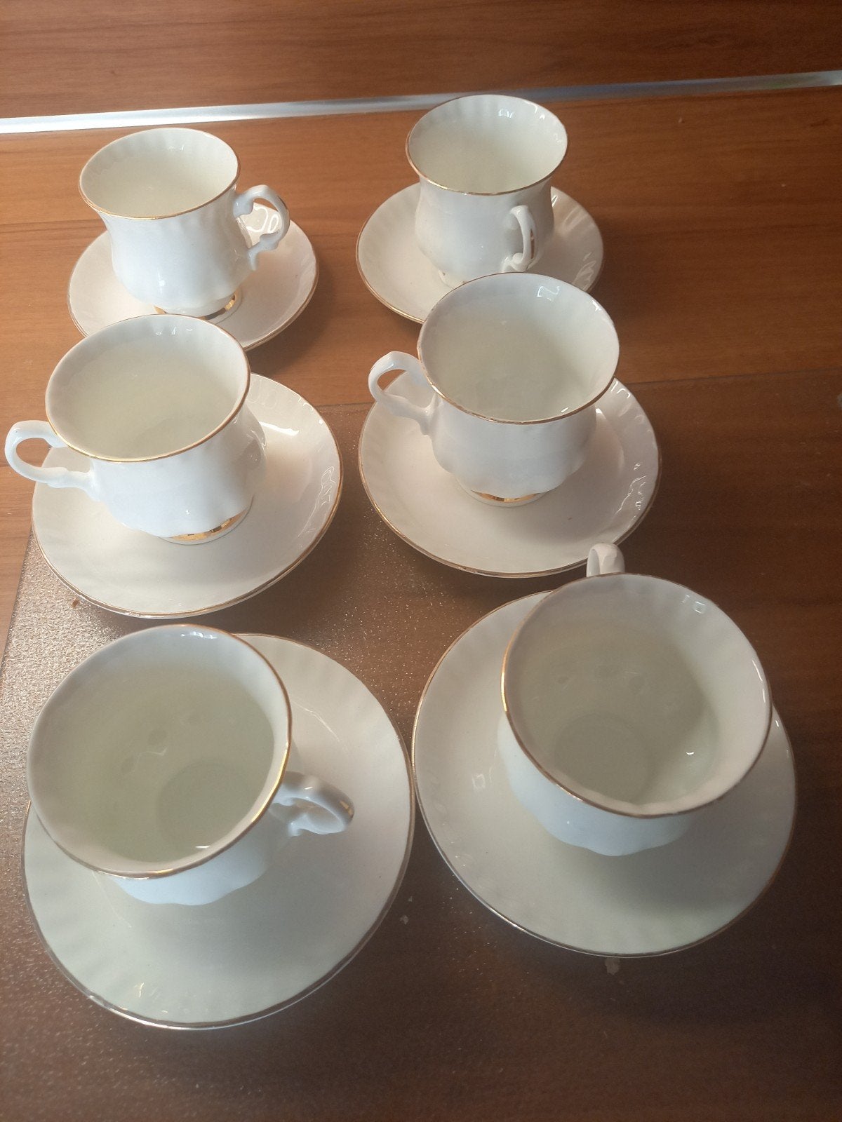 Balmoral Castle Bone China Kop en Schotel Set (6), Ophalen of Verzenden