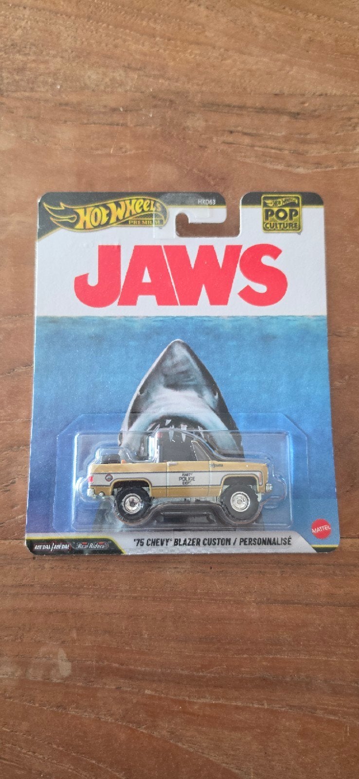 Hot Wheels Premium Jaws '75 Chevy Blazer Custom, Ophalen of Verzenden, Nieuw, Auto