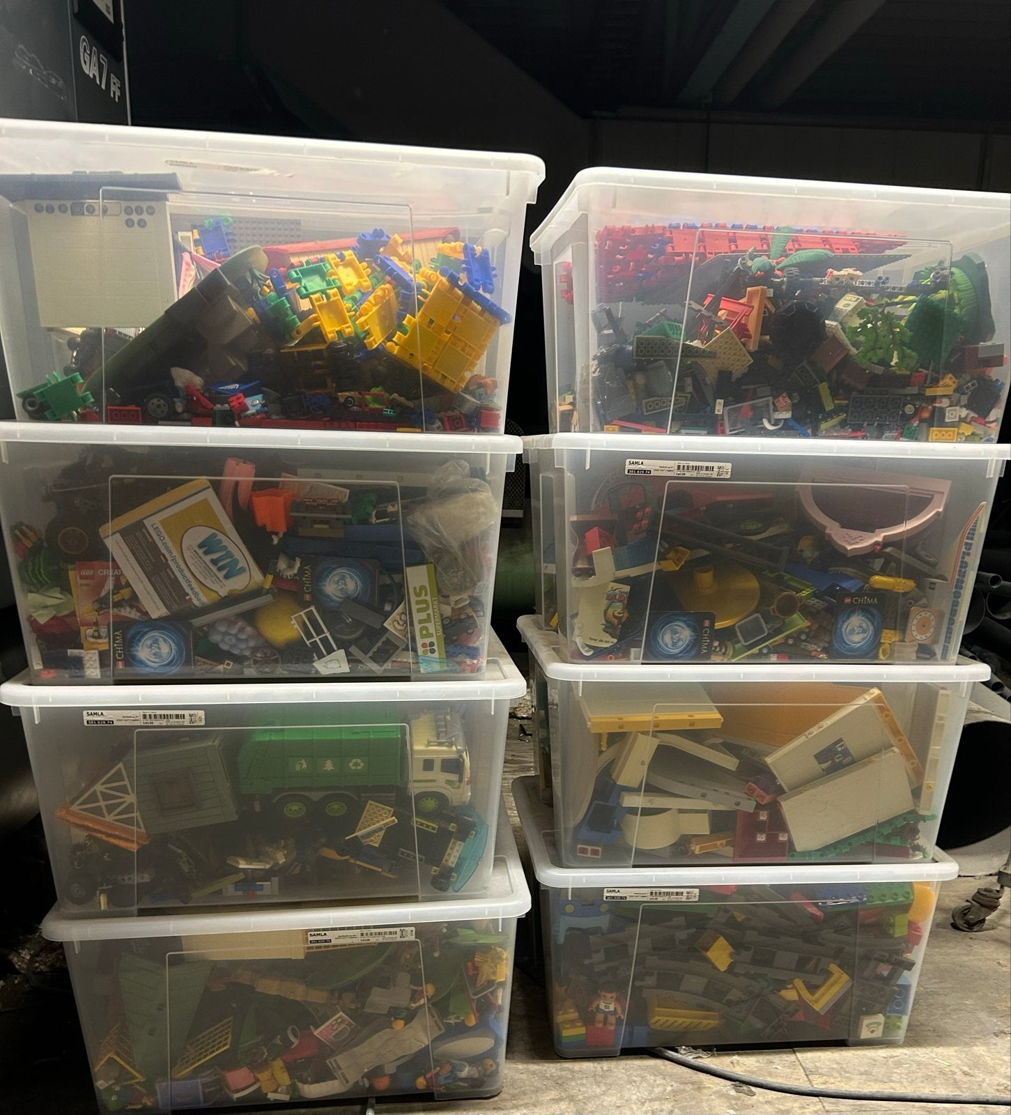 Grote partij LEGO en ander constructiespeelgoed, Ophalen, Gebruikt, Overige merken