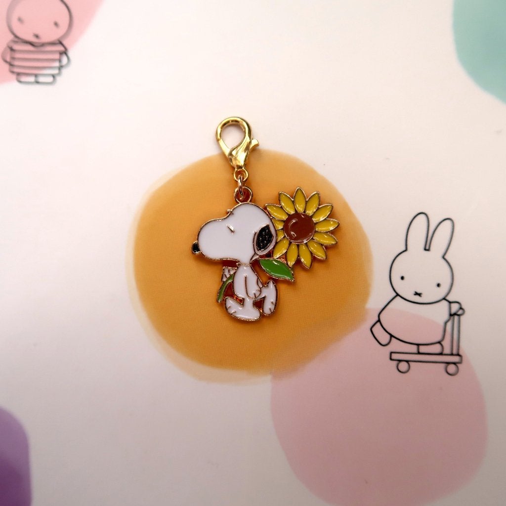 Snoopy Peanuts Comics clip-on hangertje, Verzenden, Snoopy, Nieuw, Beeldje of Figuurtje