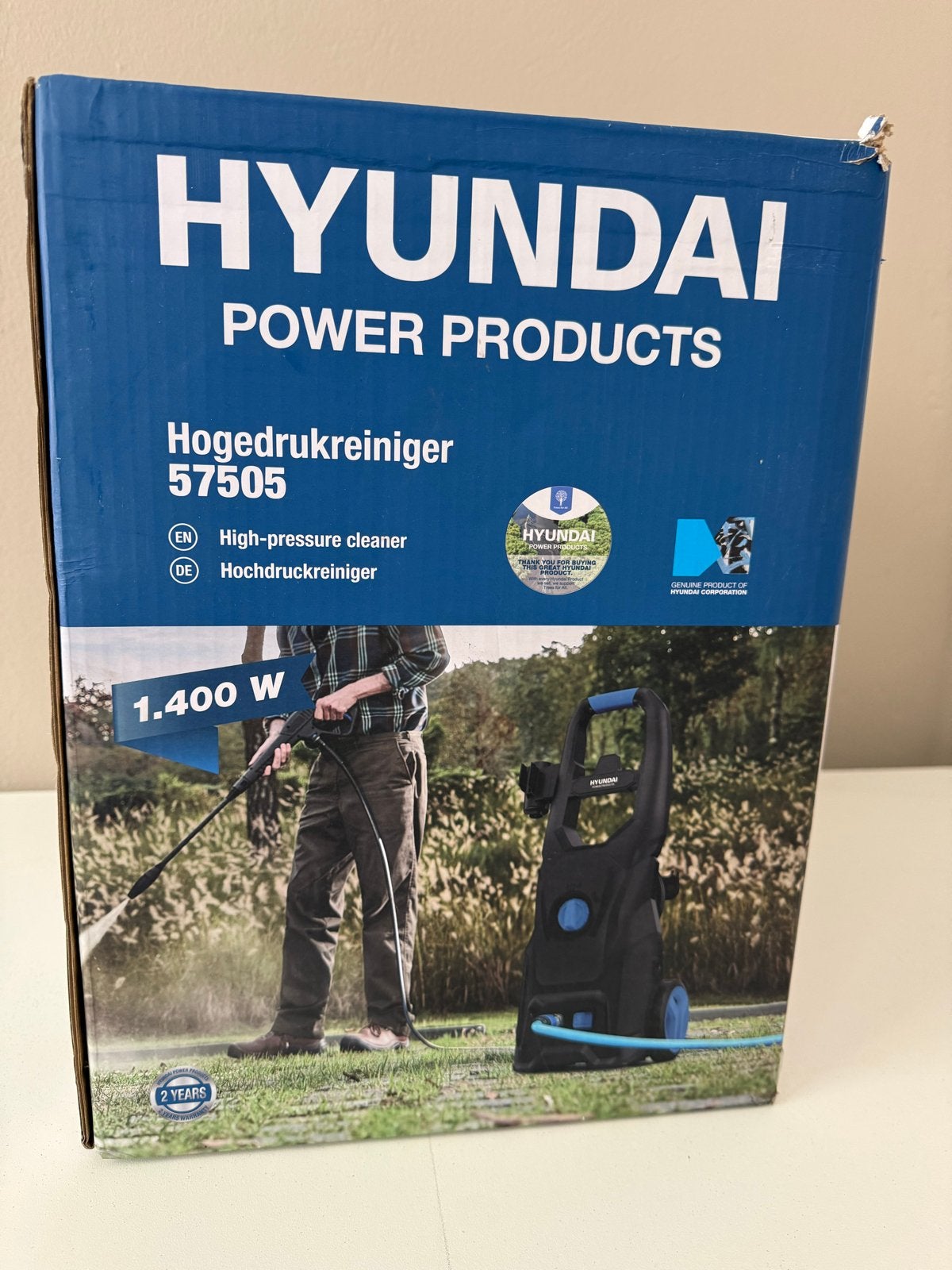 Nieuwe Hyundai Hogedrukreiniger nieuw in doos, Tuin en Terras, Hogedrukreinigers, Ophalen of Verzenden, Nieuw, Elektrisch