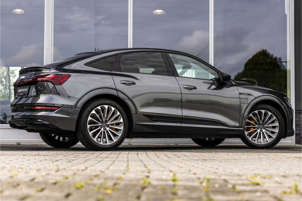 Audi e-tron Sportback 55 quattro S edition 95 kWh | Pano | A, Zwart, 95 kWh, Origineel Nederlands, Vierwielaandrijving