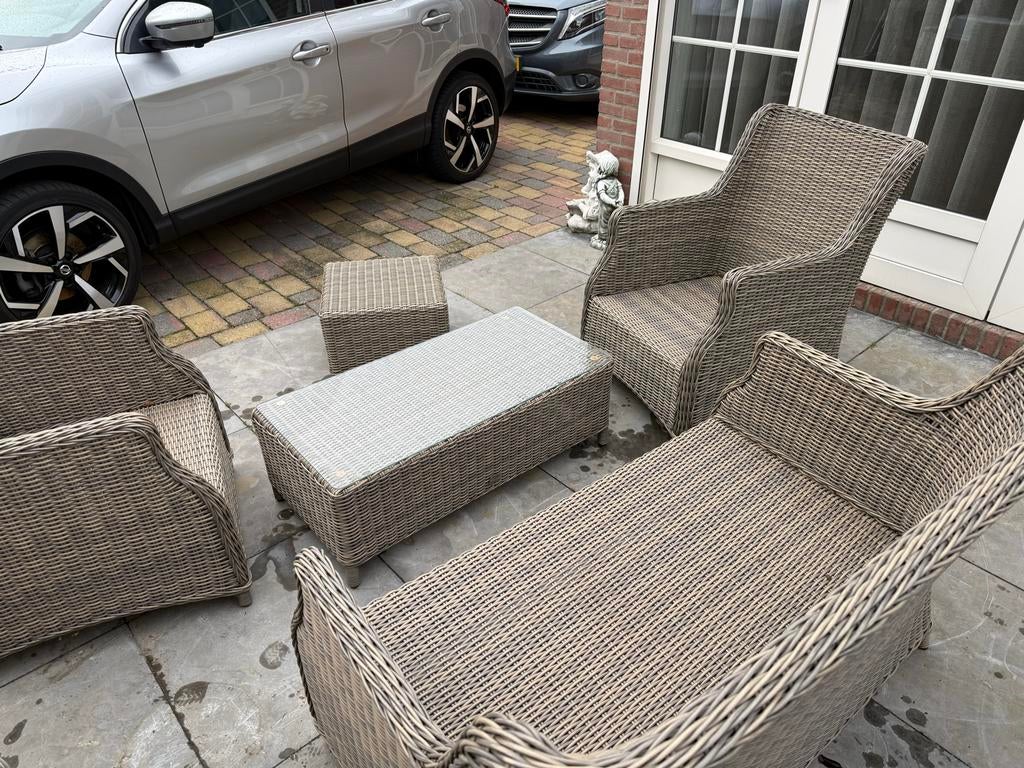 Loungeset de Duc - Comfortabel en Stijlvol, Ophalen, 5 zitplaatsen, Gebruikt, Loungeset