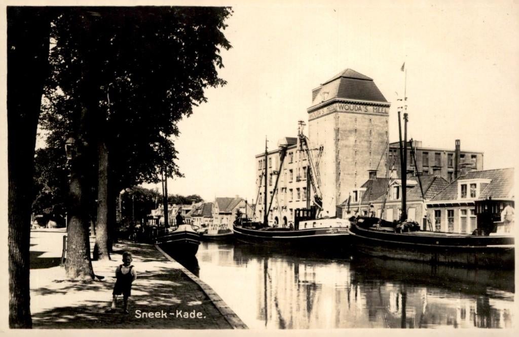 Sneek Kade # 983, Verzamelen, Verzenden, 1920 tot 1940, Ongelopen, Friesland