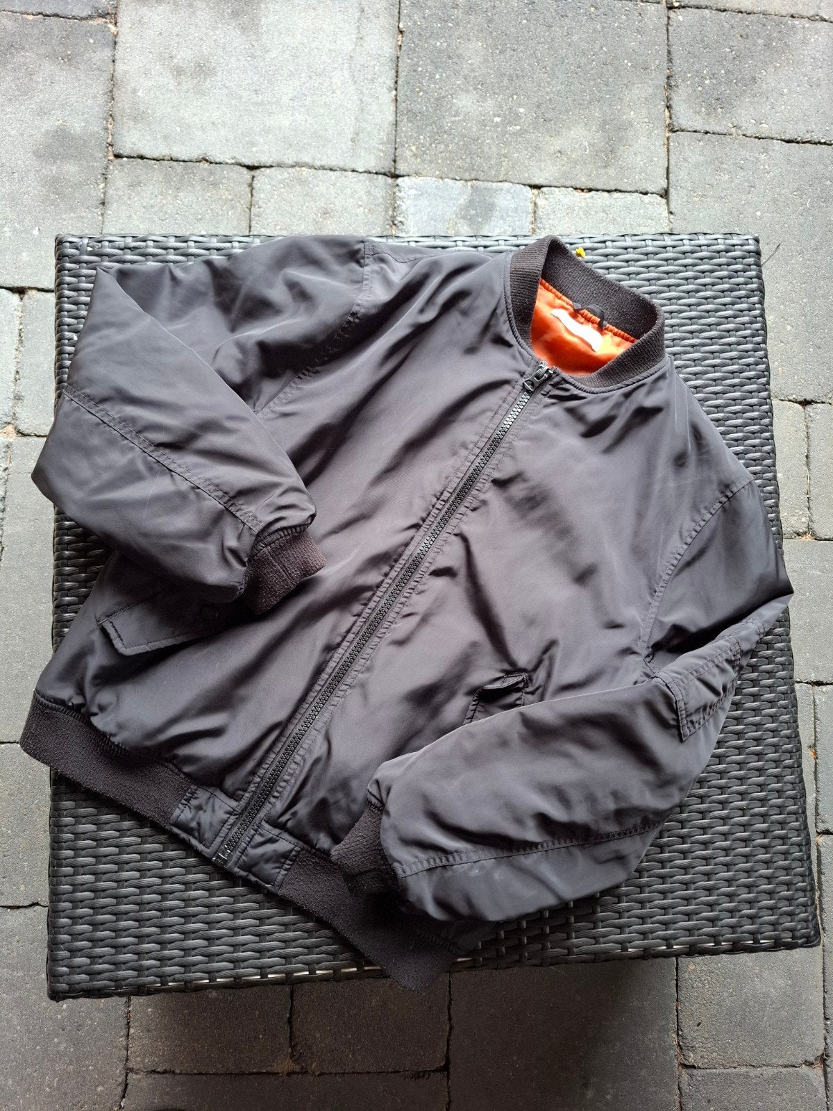 H&M Bomberjack Maat 164 Zwart, Ophalen