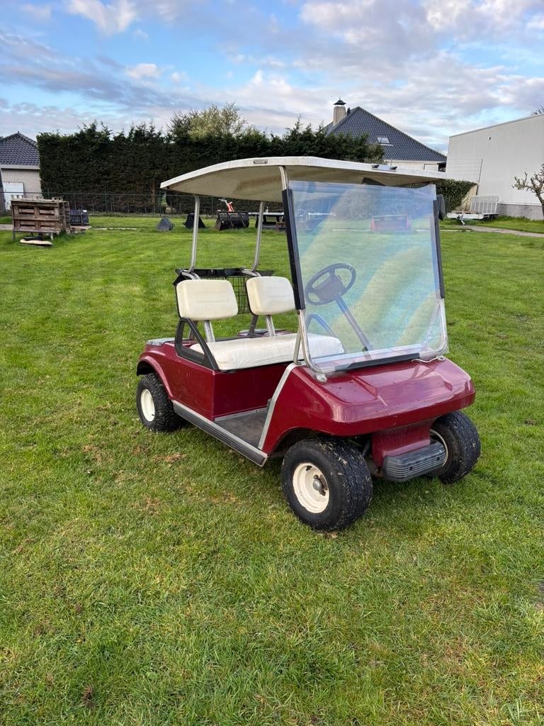 Clubcar met benzine motor, Sport en Fitness, Golf, Overige merken, Gebruikt, Ophalen of Verzenden, Info@alblasinterntransport.nl