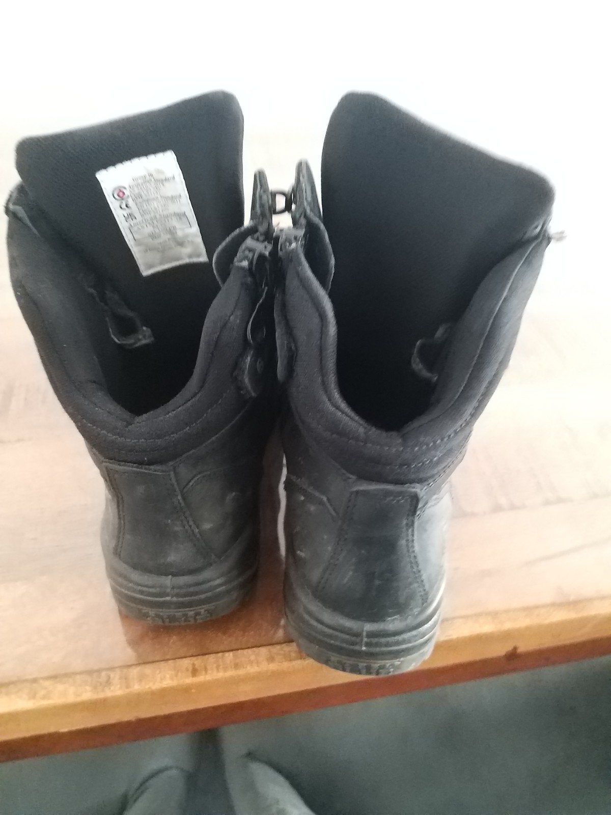 Zwarte Steel Blue werkschoenen, maat 42, Ophalen of Verzenden, Gedragen, Zwart