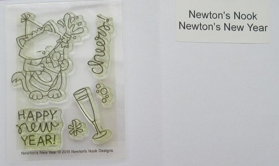 Newton's Nook Design; Newton's New Year, Ophalen of Verzenden, Zo goed als nieuw, Clearstamp