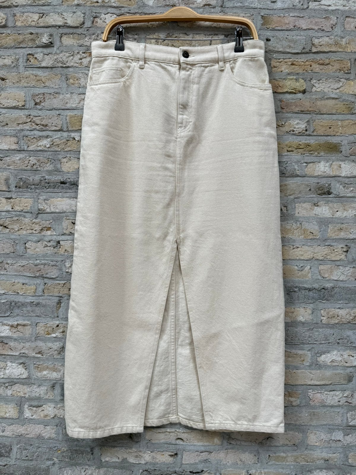 Bybar rok beige katoen maat M, Maat 38/40 (M), Verzenden, Beige, Zo goed als nieuw