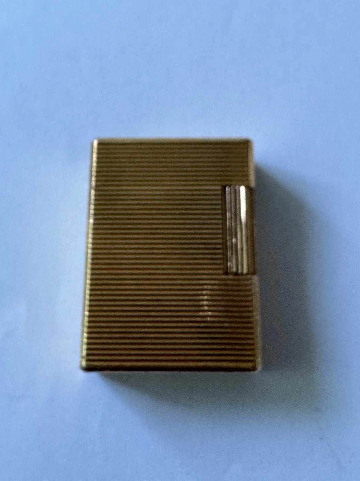 Vintage S.T. Dupont Aansteker - Verguld, Made in France, Ophalen of Verzenden, Gebruikt, Aansteker