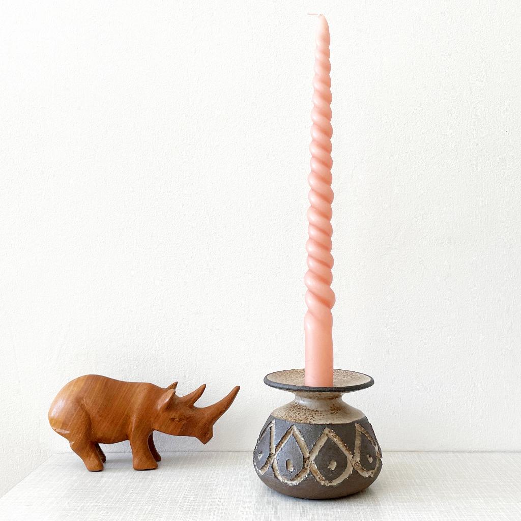 Lovemose Denmark KANDELAAR vaas vintage Deens keramiek retro, Huis en Inrichting, Woonaccessoires | Kandelaars en Kaarsen, Overige materialen