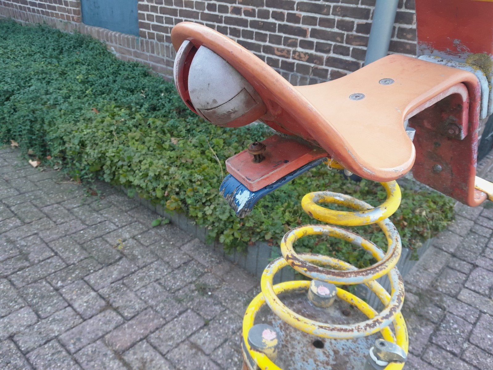 oude wipkip, Ophalen, Gebruikt, Tuinslang