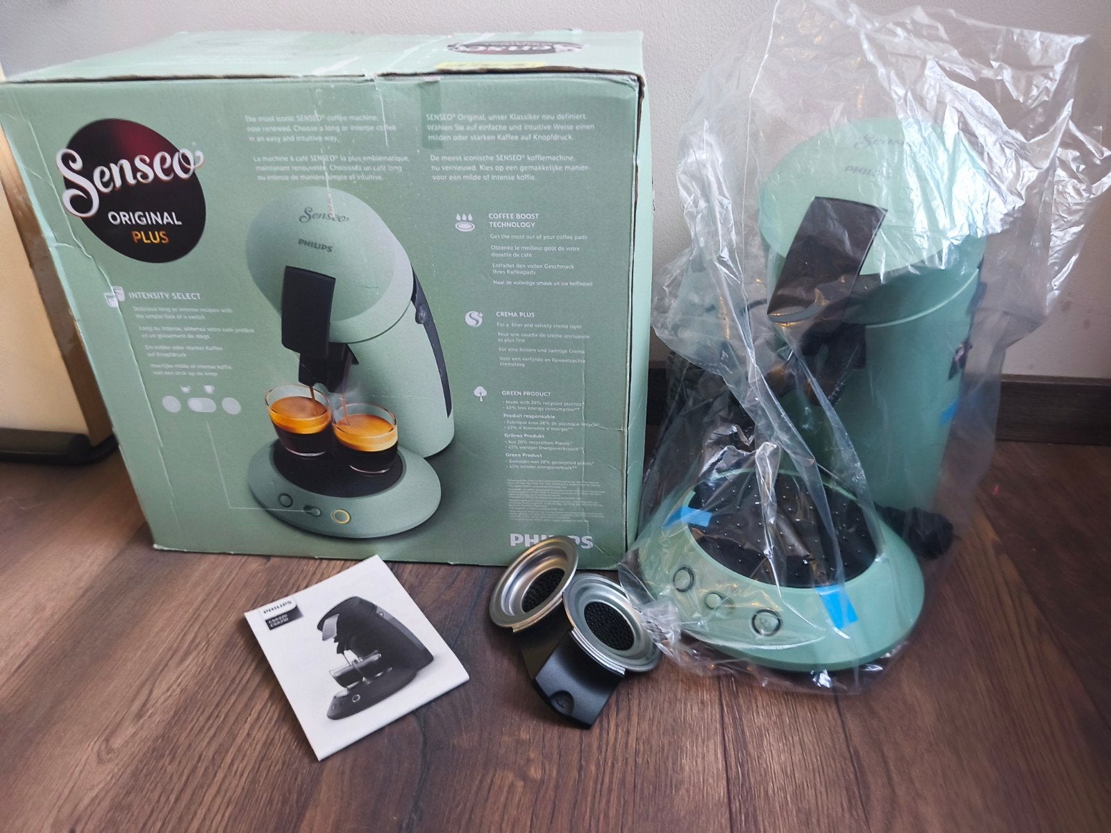 Philips Senseo Original Plus Splinternieuw in doos, Ophalen of Verzenden, Nieuw, Koffiemachine, Koffiepads en cups