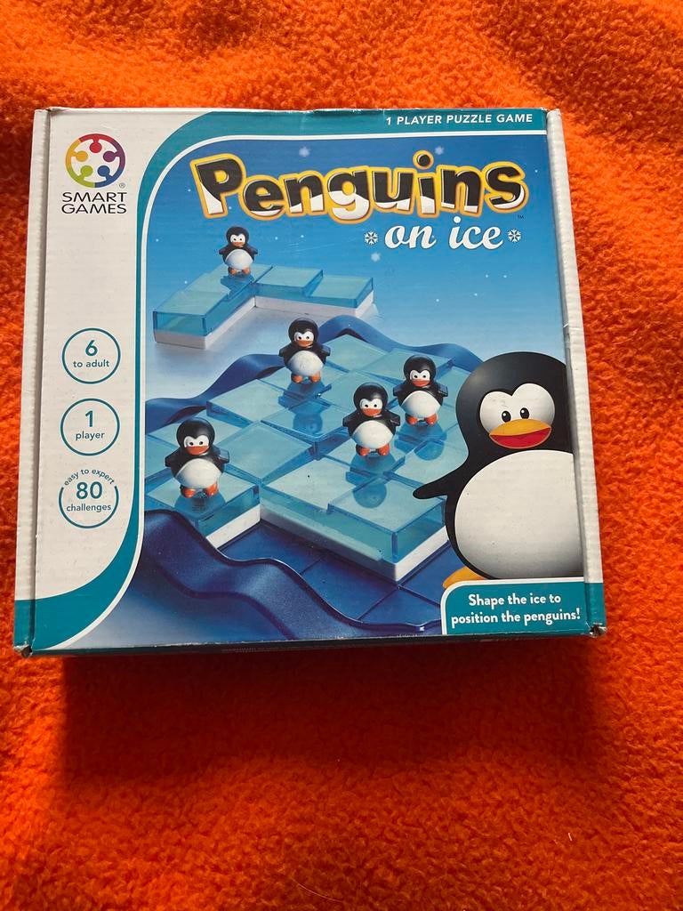 Smart Games Penguins on Ice - Puzzelspel voor 1 speler, Ophalen of Verzenden, Zo goed als nieuw, Puzzelen