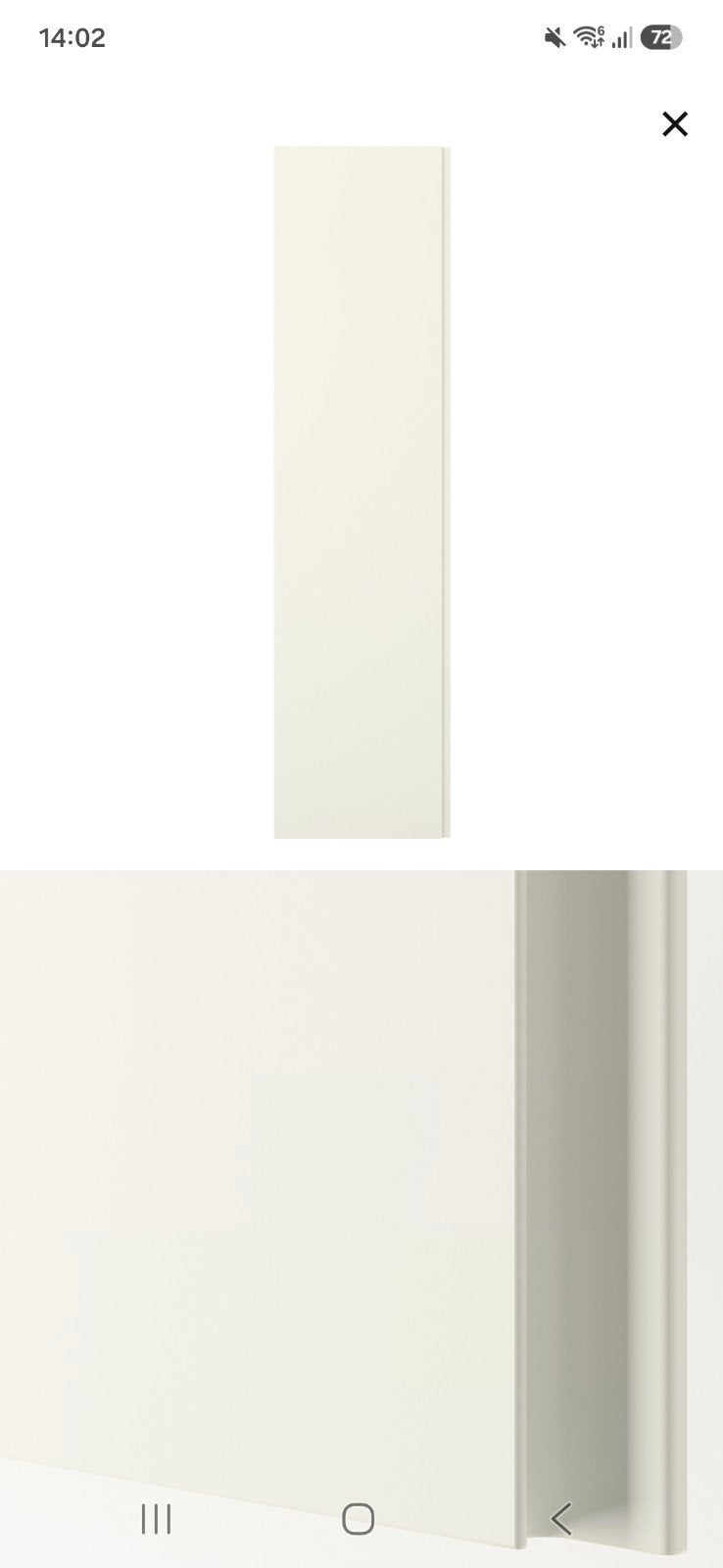 3 stuks.Ikea Vikanes deur voor Pax kast, 195x150, wit, Ophalen, Gebruikt, 100 tot 150 cm, 150 tot 200 cm