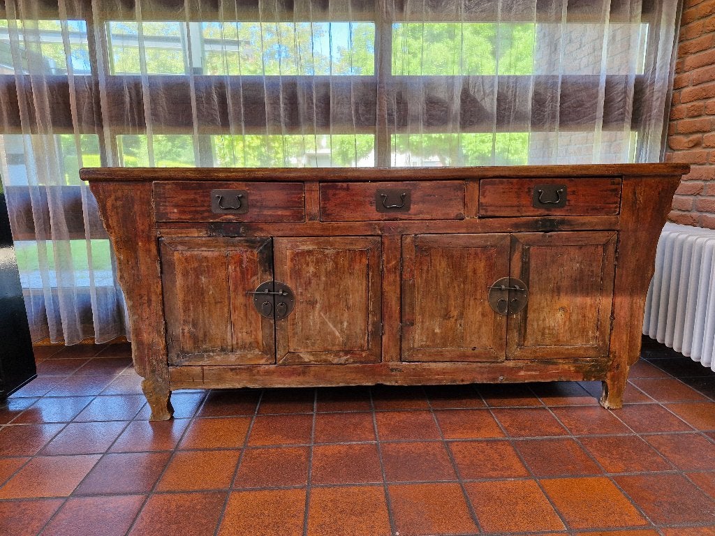 Oriëntaals dressoir, Huis en Inrichting, Kasten | Dressoirs, Ophalen, Gebruikt, Met deur(en), 150 tot 200 cm