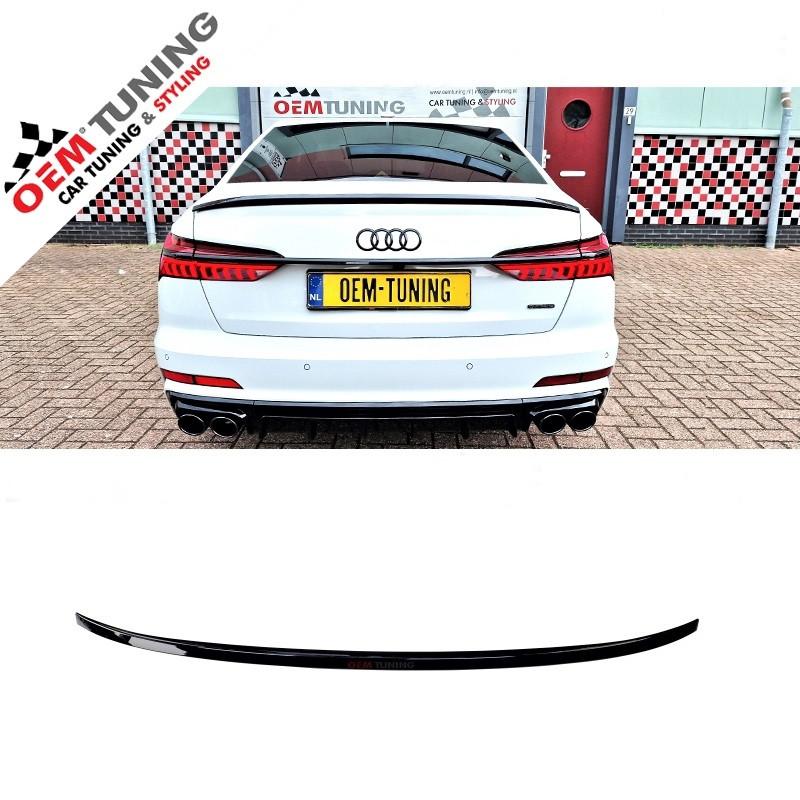 S6 Kofferbak spoiler | Hoogglans zwart | 2018-2025 | sedan