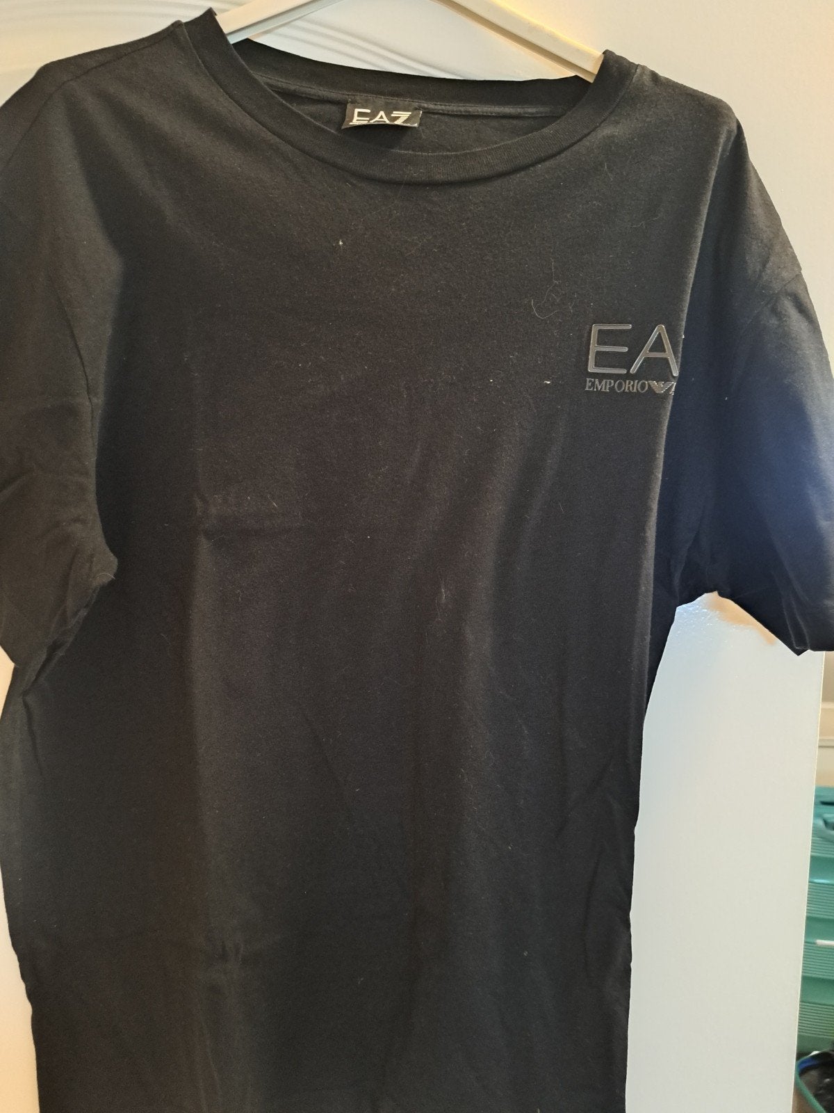 EA7 Emporio Armani T-shirt Zwart, Zwart, Ophalen of Verzenden, Zo goed als nieuw, EA7 Emporio Armani