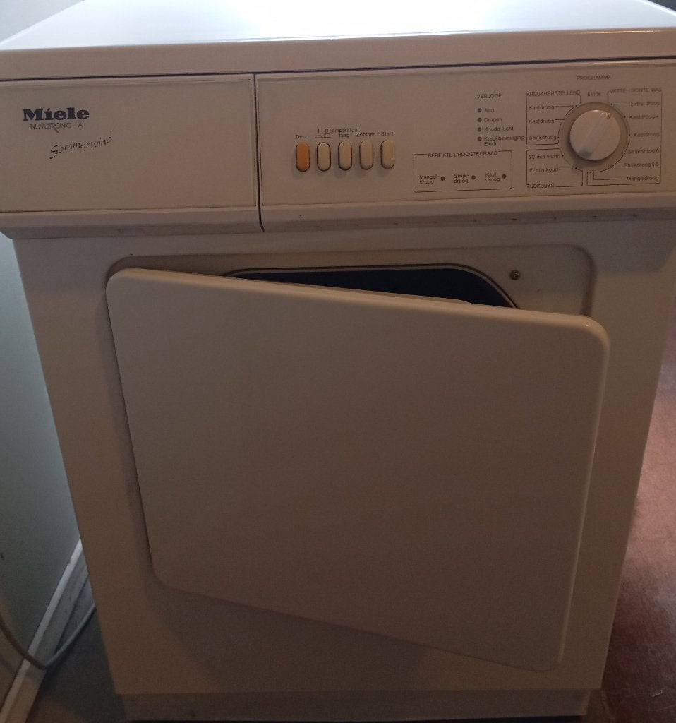 Miele droger t432, Witgoed en Apparatuur, Ophalen, Gebruikt, Luchtafvoer, 4 tot 6 kg