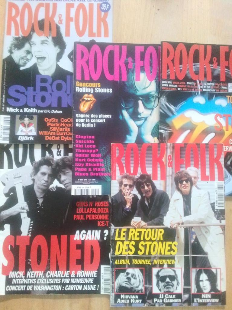 Rock& Folk muziekblad Rolling Stones, Boeken, Tijdschriften en Kranten, Ophalen of Verzenden