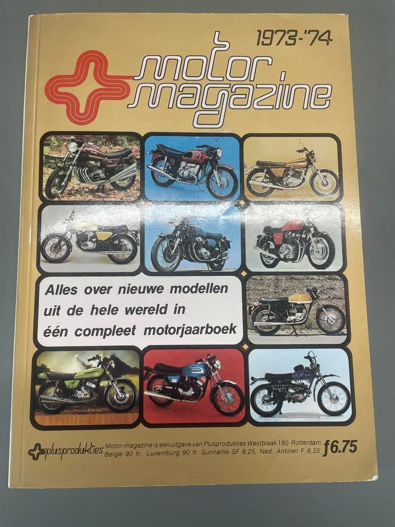 Motor magazine 1973-1974 - Compleet Motorjaarboek, Boeken, Motoren, Gelezen, Algemeen, Ophalen of Verzenden