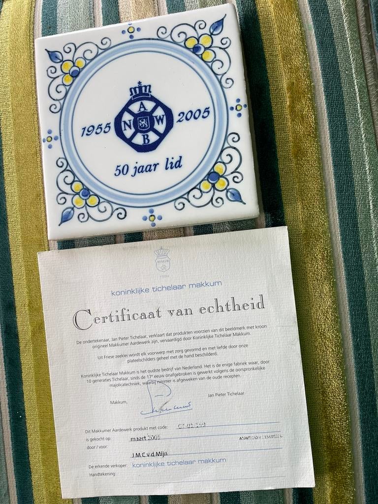 Makkumertegel. ANWB., Ophalen of Verzenden, Zo goed als nieuw