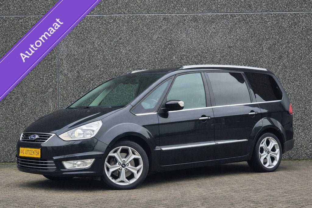 Ford Galaxy 2.0 SCTi Titanium/7 Zits/1e Eig/203 PK/Trekhaak, Auto's, Ford, Gebruikt, 4 cilinders, 7 stoelen, Zwart