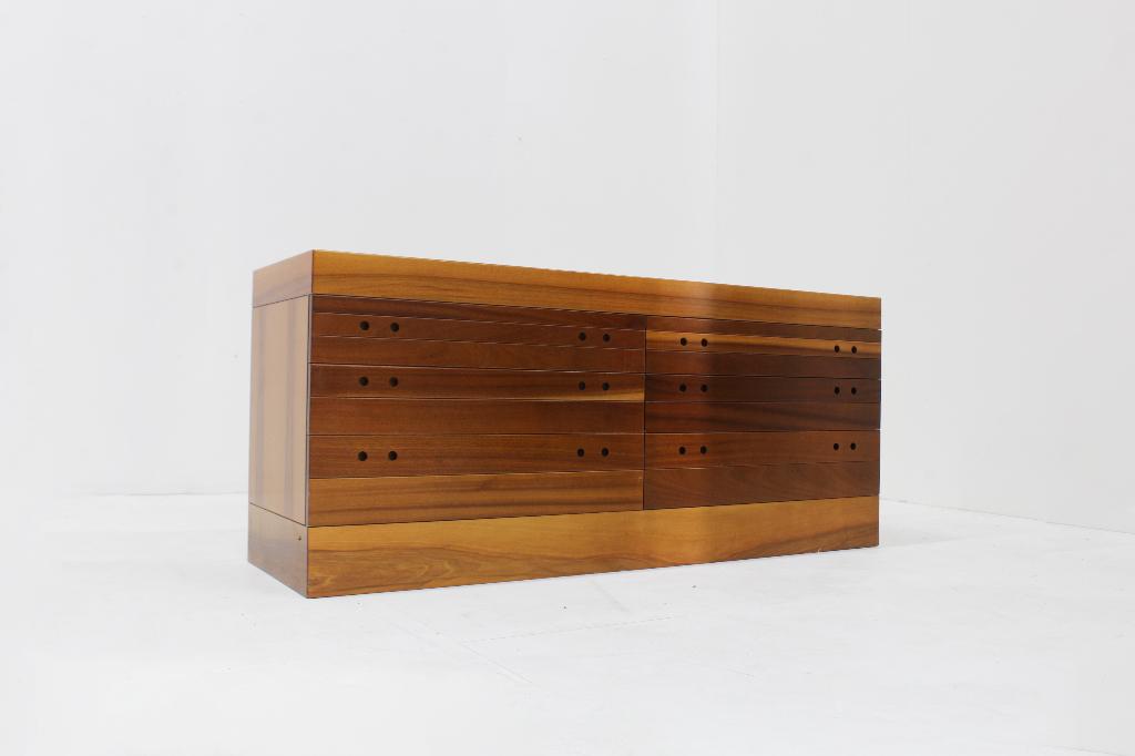 Vintage Italiaans Mid Century sideboard, Huis en Inrichting, Kasten | Dressoirs, Gebruikt, 150 tot 200 cm, Teakhout, Ophalen of Verzenden