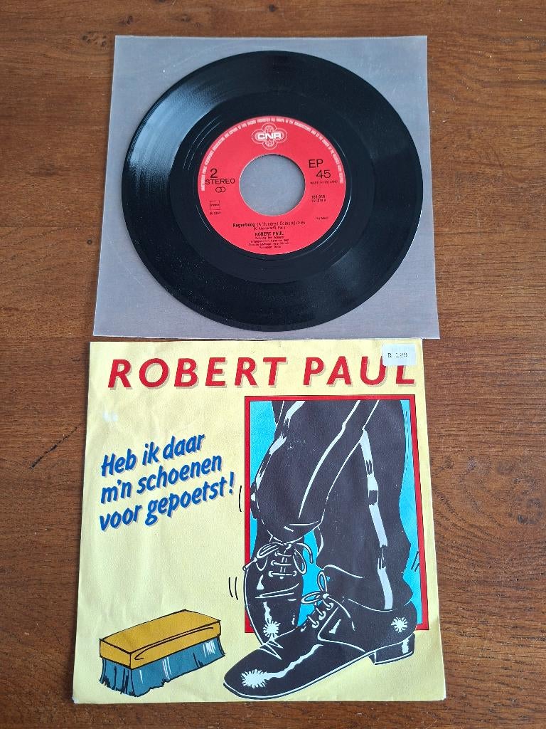 Robert Paul,heb ik daar m'n schoenen voor, 7 inch, Ophalen of Verzenden, Zo goed als nieuw, Nederlandstalig