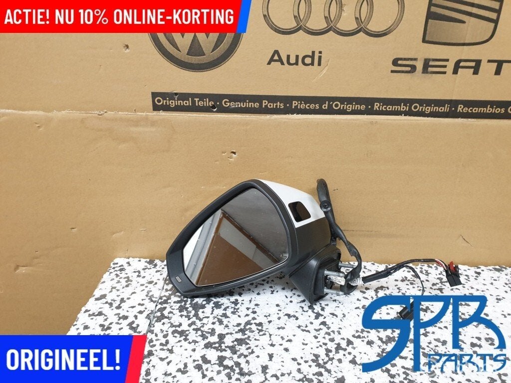 A3 8V LS9R SIDE-ASSIST LINKS Buitenspiegel Sportback SPIEGEL, Audi, Gebruikt, Audi, Ophalen of Verzenden