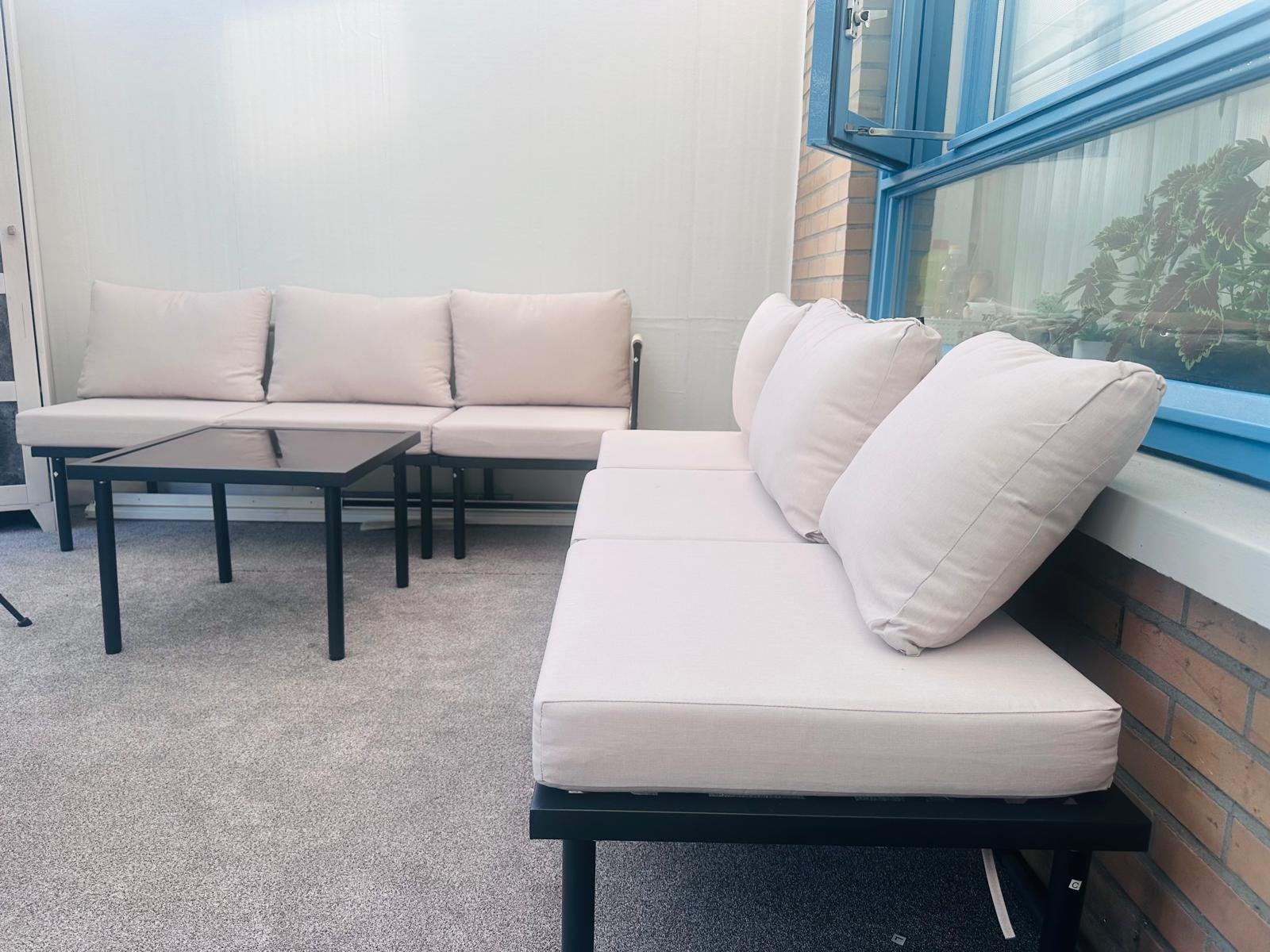 Loungestoelenset- tuinmeubelset, Tuin en Terras, Ophalen, Zo goed als nieuw