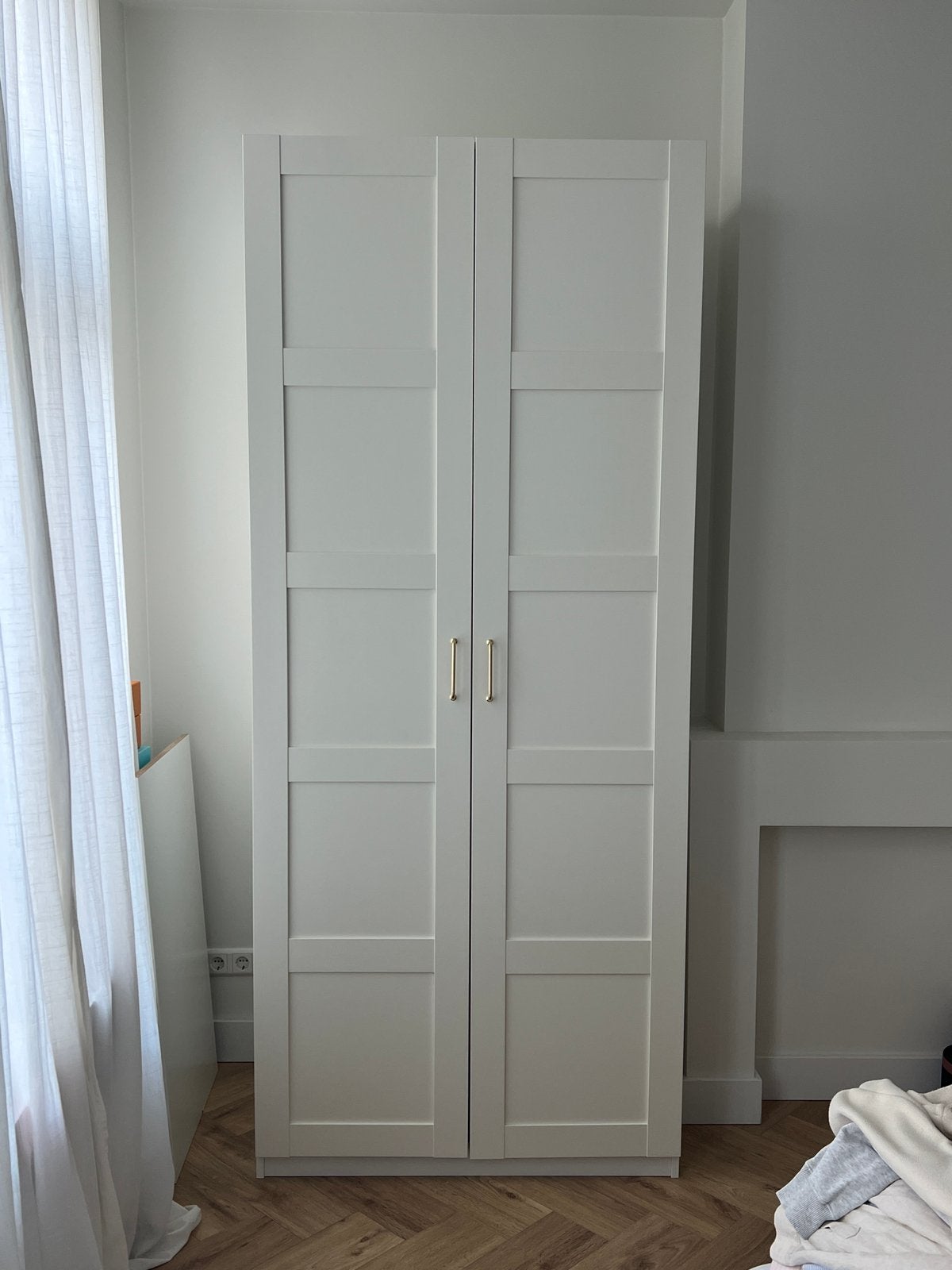 Ikea Pax closet white with drawers (100x58x235), Ophalen, Gebruikt, 100 tot 150 cm, 200 cm of meer