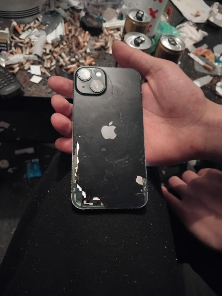 iPhone 13 mini - Zwart - Gebruikt (achterkant beschadigd), Zwart, Ophalen of Verzenden, Zonder simlock, Zonder abonnement