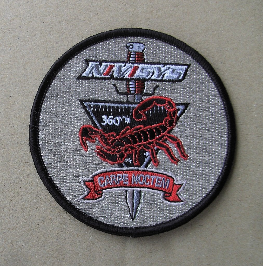 embleem NiVi Systems  -  US combat night vision, Ophalen of Verzenden, Landmacht, Amerika, Embleem of Badge