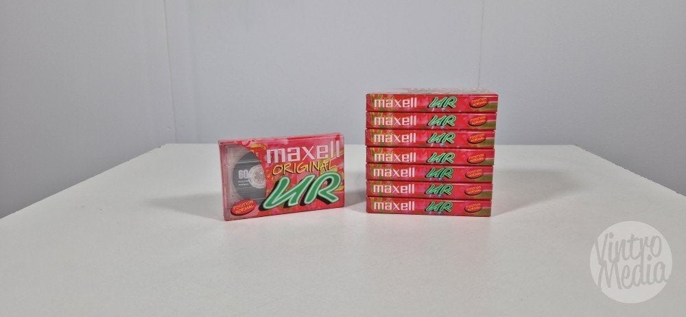 Maxell UR Cassettebandje | 60 Minuten | Tape | Nieuw, 2 t/m 25 bandjes, Overige genres, Ophalen of Verzenden, Nieuw in verpakking