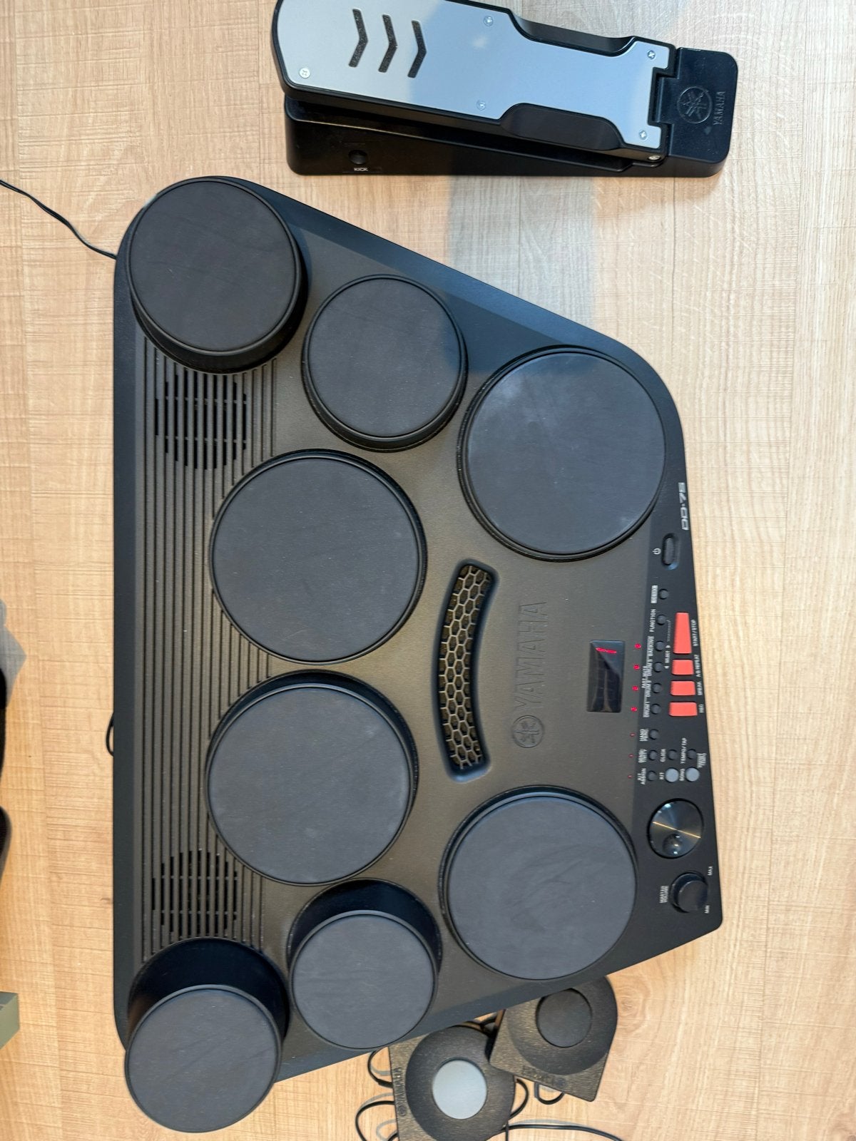 Yamaha dd-75 drum inc pedaal, Ophalen of Verzenden, Gebruikt, Yamaha
