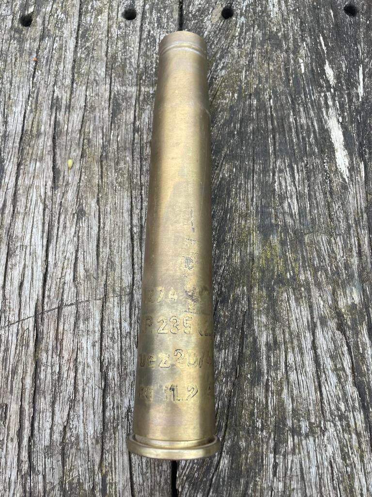 Duitse 4 cm flak kanon Wehrmacht huls hulzen munitie, Verzamelen, Militaria | Tweede Wereldoorlog, Ophalen of Verzenden, Landmacht