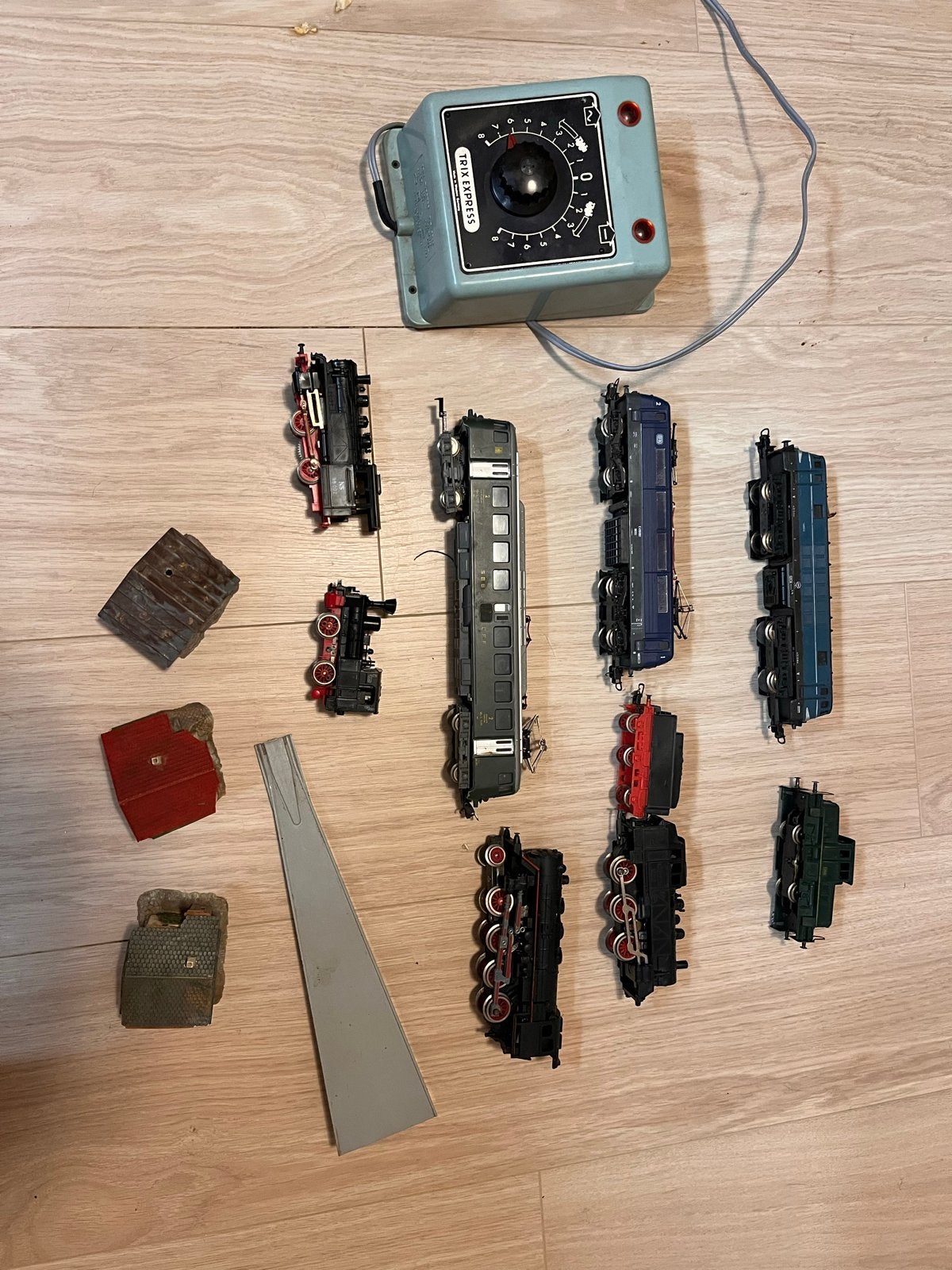 collectie modeltreinen, rails en toebehoren, Ophalen, Gebruikt, Fleischmann, Gelijkstroom